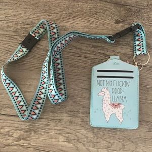 Llama lanyard